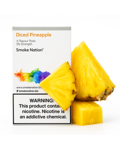 Картриджи JUUL 1 Diced Pineaple (ананас) 50мг (5%) Smoke Nation