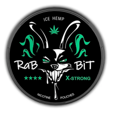 Снюс RABBIT  Ice Hemp  150 mg (Конопля Лід)