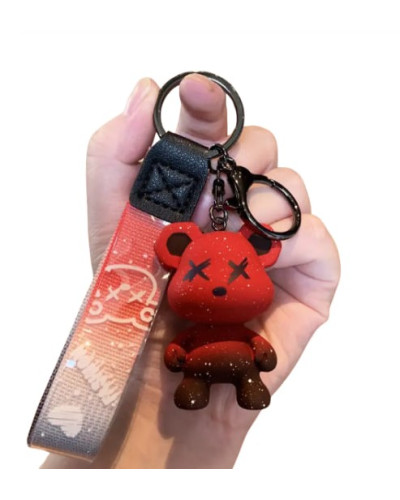 Брелок для ключів Fashion "Teddy Bear" (червоний)