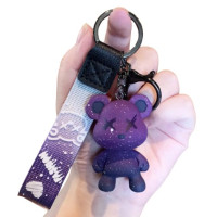 Брелок для ключів Fashion "Teddy Bear" (фіолетовий)