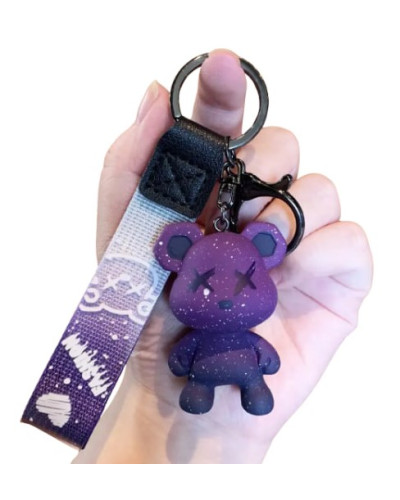 Брелок для ключів Fashion "Teddy Bear" (фіолетовий)