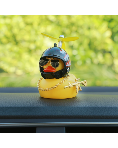 Cool Duck Жовте каченя в шоломі "Акула"