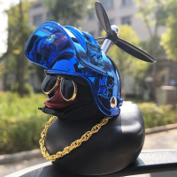 Cool Duck Чорне каченя в шоломі "PUBG" (синій)
