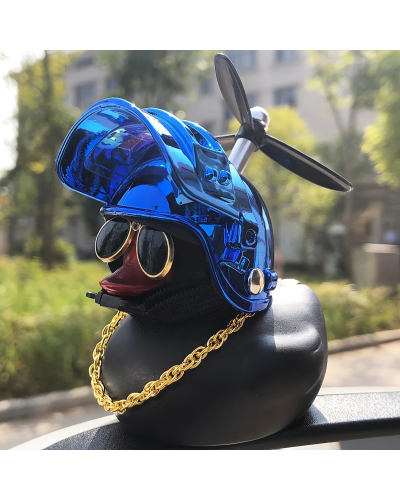 Cool Duck Черный утенок в шлеме "PUBG" (синий)