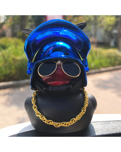 Cool Duck Черный утенок в шлеме "PUBG" (синий) Cool Duck Черный утенок в шлеме "PUBG" (синий)