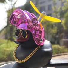 Cool Duck Чорне каченя в шоломі "PUBG" (рожевий)