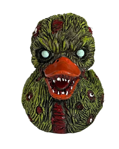 Cool Duck Злой зеленый утенок в стиле хоррор