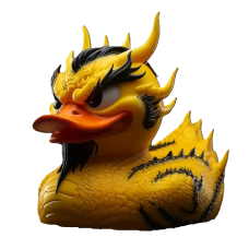 Cool Duck Жовте каченя китайський дракон