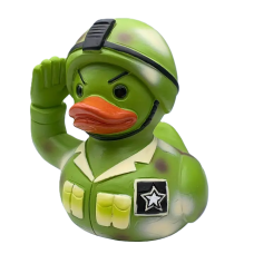 Cool Duck Зелене каченя солдат