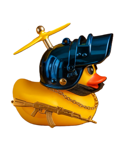 Cool Duck Жовте каченя в шоломі "PUBG"