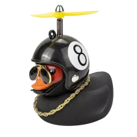 Cool Duck Чорне каченя в шоломі "Чорна вісімка"