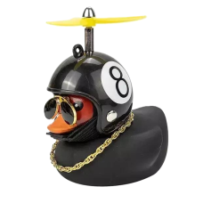 Cool Duck Чорне каченя в шоломі "Чорна вісімка"