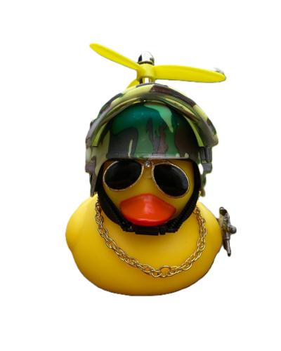 Cool Duck Жовте каченя в шоломі "PUBG" (камуфляж)