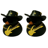 Cool Duck Чорні в каченята в капелюхах з гітарами