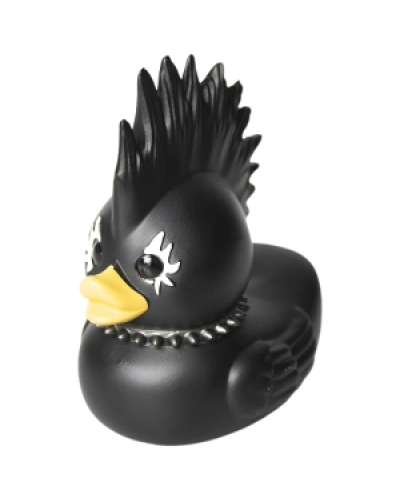 Cool Duck Чорне каченя у стилі панк-емо (з ірокезом)