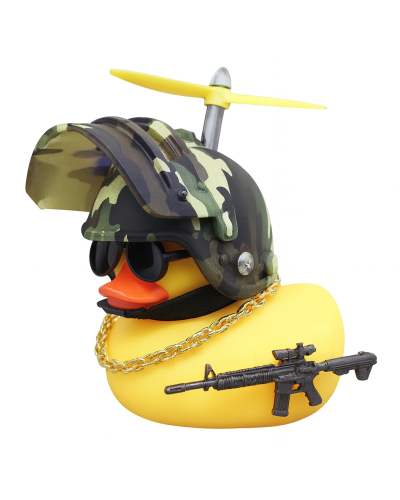 Cool Duck Жовте каченя в шоломі "PUBG" (камуфляж)