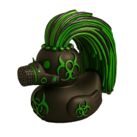 Cool Duck у стилі готичного стім панка (темно-зеленый)