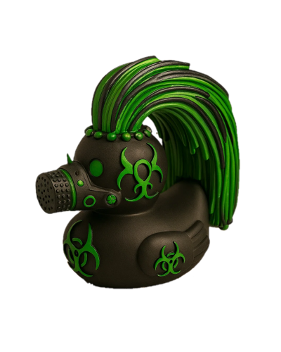 Cool Duck у стилі готичного стім панка (темно-зеленый)