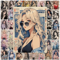 Набір стікерів "Anime Girls" 60 шт