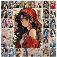 Набір стікерів "Anime Girls" 60 шт