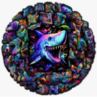 Набор стикеров "Colored Animals" 50 шт