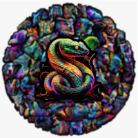 Набор стикеров "Colored Animals" 50 шт