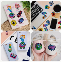 Набор стикеров "Bright Neon" 200 шт