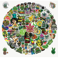 Набор стикеров "Cannabis Style" 100 шт