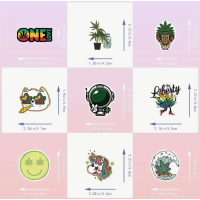 Набор стикеров "Cannabis Style" 100 шт