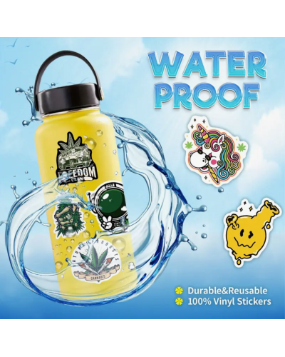 Набір стікерів "Cannabis Style" 100 шт