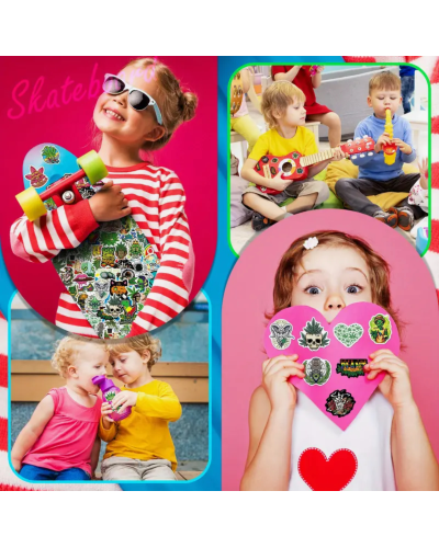 Набір стікерів "Cannabis Style" 100 шт