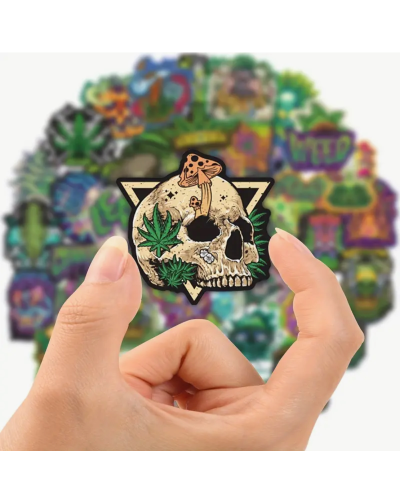 Набір стікерів "Weed Style" 50 шт