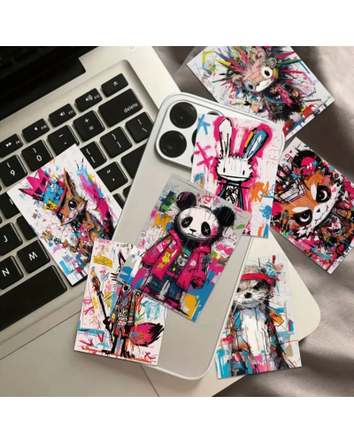 Набор стикеров "Street Art Animals" 50 шт
