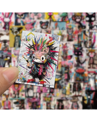 Набор стикеров "Street Art Animals" 50 шт