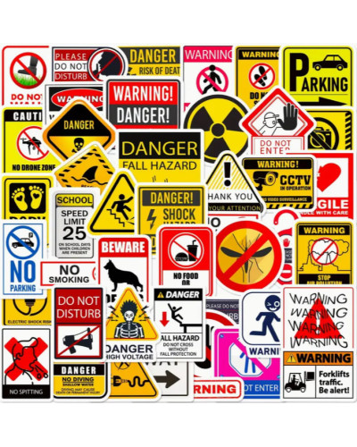 Набір стікерів "Signs" 50 шт