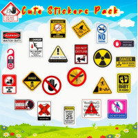 Набір стікерів "Signs" 50 шт