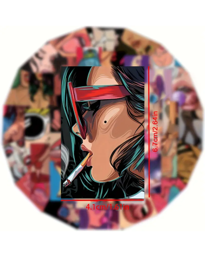 Набір стікерів "Girls" 50 шт