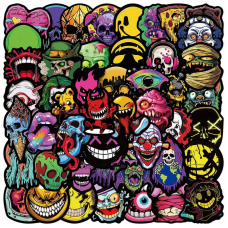 Набір стікерів "Scary 2" 50 шт