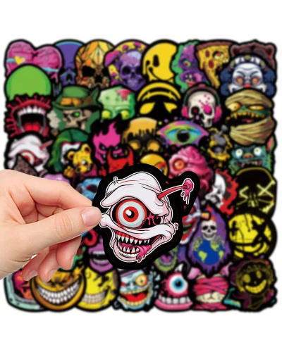 Набір стікерів "Scary 2" 50 шт