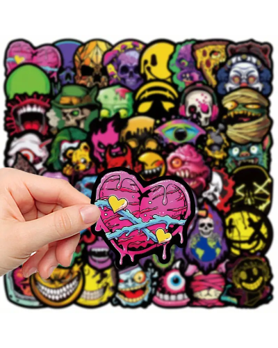 Набір стікерів "Scary 2" 50 шт