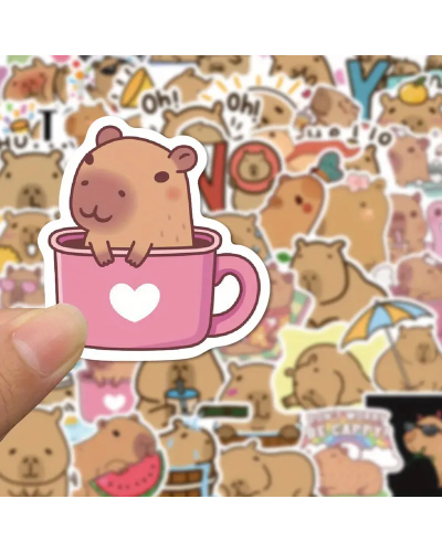 Набір стікерів "Capybara" 50 шт