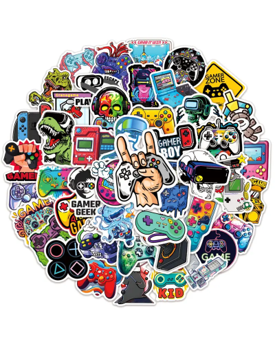Набор стикеров "Play Game" 50 шт