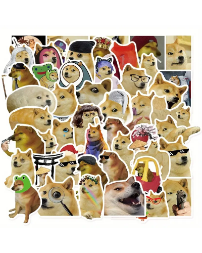 Набір стікерів "Meme Dogs" 50 шт