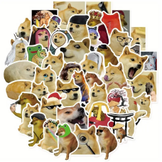 Набір стікерів "Meme Dogs" 50 шт