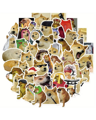 Набір стікерів "Meme Dogs" 50 шт