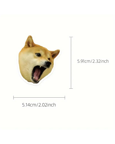 Набір стікерів "Meme Dogs" 50 шт