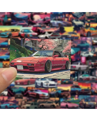 Набір стікерів "Cars" 50 шт