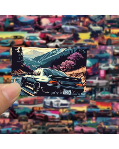 Набір стікерів "Cars" 50 шт