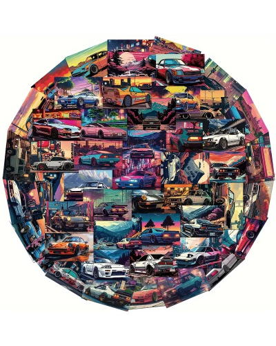 Набір стікерів "Cars" 50 шт