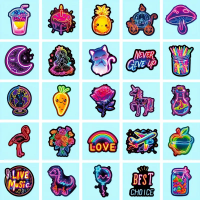Набір стікерів "Cute Neon" 50 шт